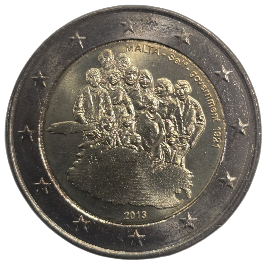 2 euros conmemorativa Historia constitucional. Autogobierno de 1921